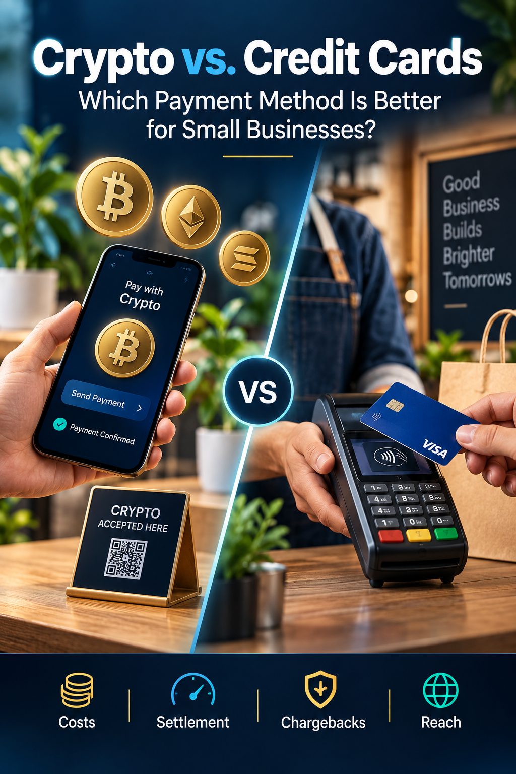 Crypto vs. Credit Cards: Which Payment Method Is Better for Small Businesses?