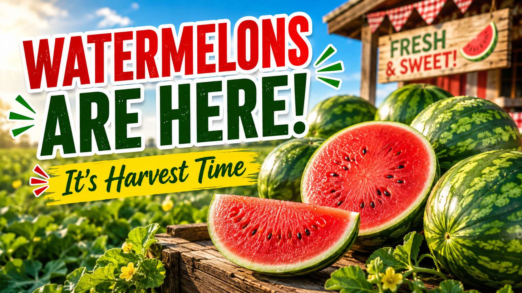Watermelons Are Here: Harvest Time at Honey Hemp Farms