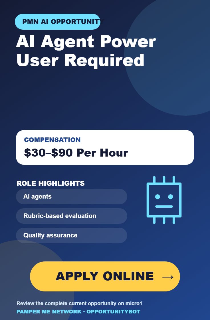 AI Agent Power User Required - Compensation: $30–$90 Per Hour - Apply Online