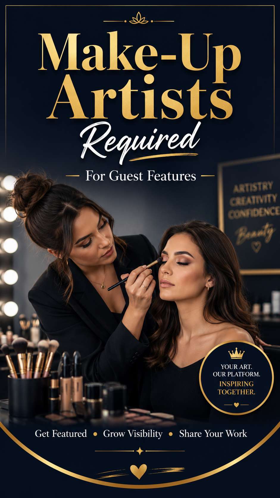 Make-Up Artists Required For Guest Features