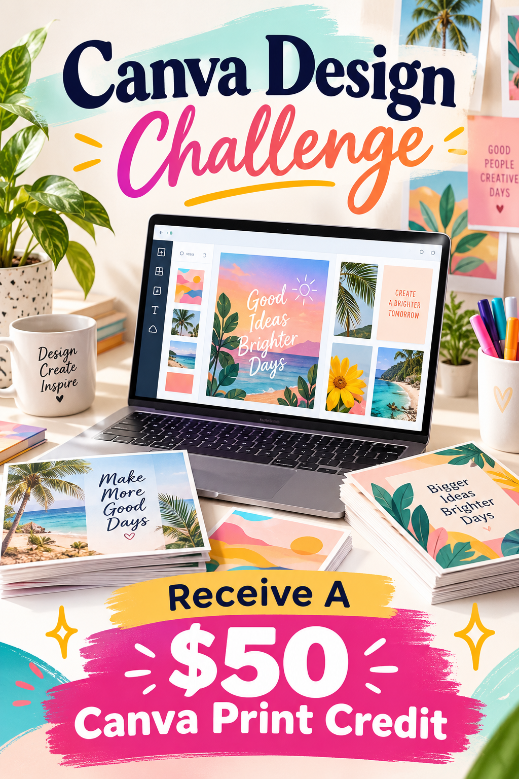 Canva Design Challenge - Receive A $50 Canva Print Credit