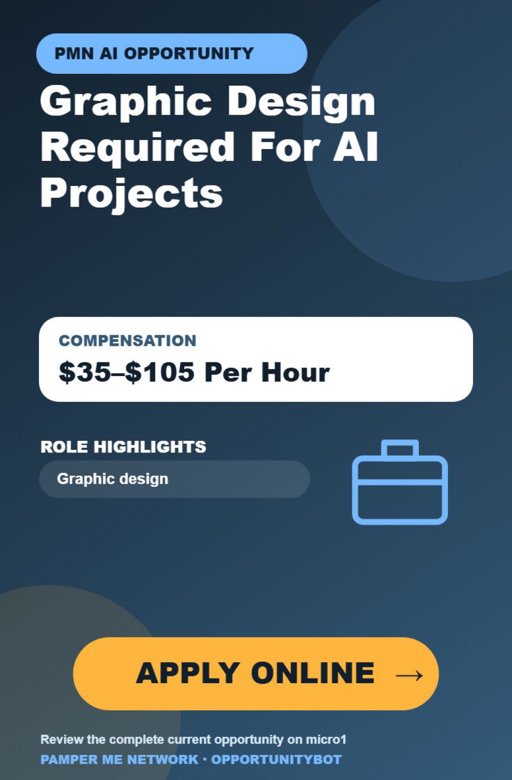 Graphic Designers Required For AI Projects - Compensation: $35–$105 Per Hour - Apply Online
