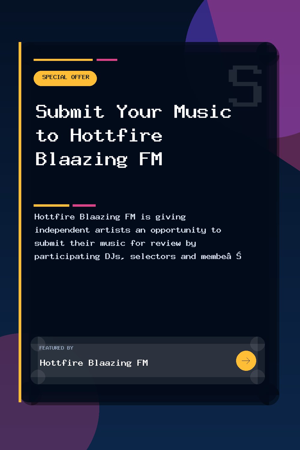 Submit Your Music to Hottfire Blaazing FM