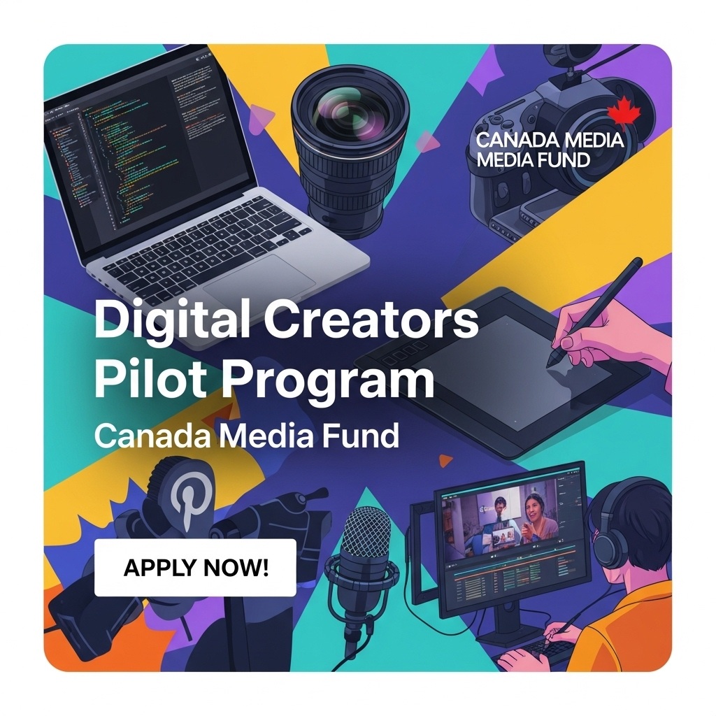 Get Up To $20,000 From Digital Creators Pilot Program (Canada Media Fund)