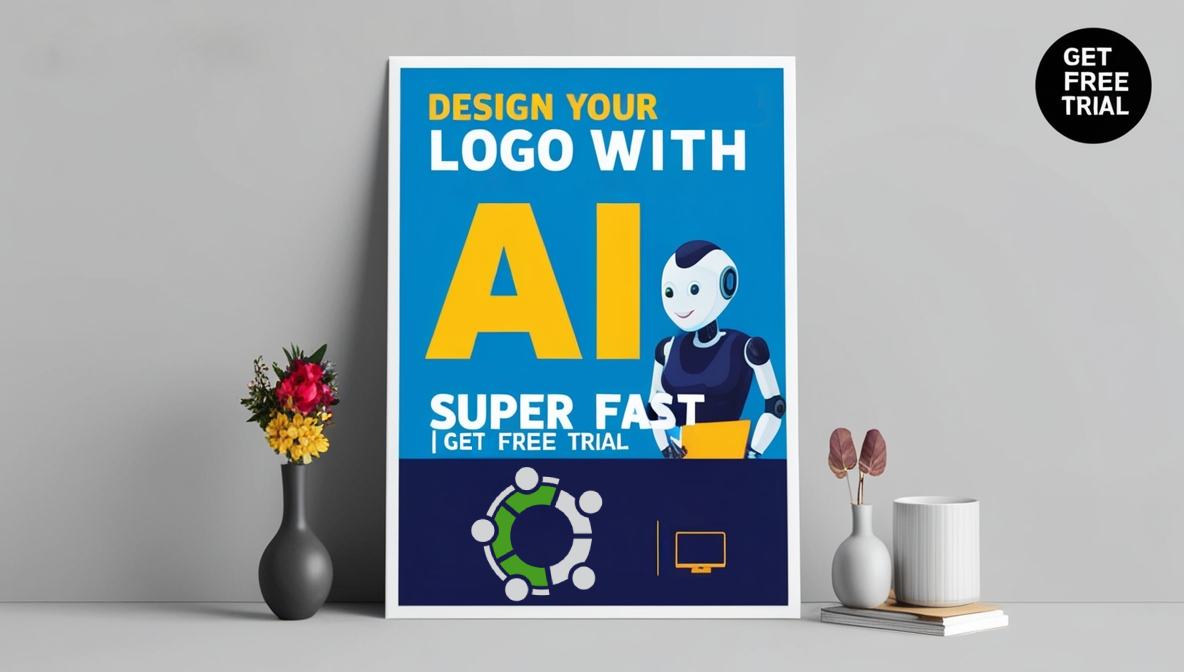 Design your stunning brand logo with AI