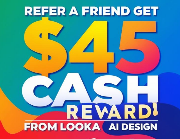 Earn $45.00 Per Referral With Looka
