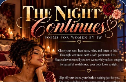 The Night Continues JW poetry design