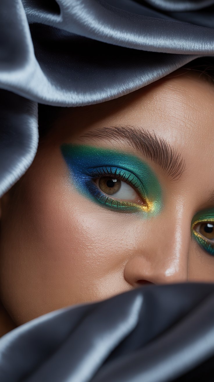 Bold & Colourful Eye Makeup Ideas For The Fall & Winter