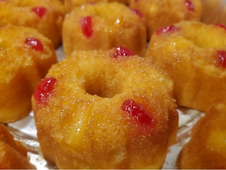 Pineapple Upside-down Rum Cake
