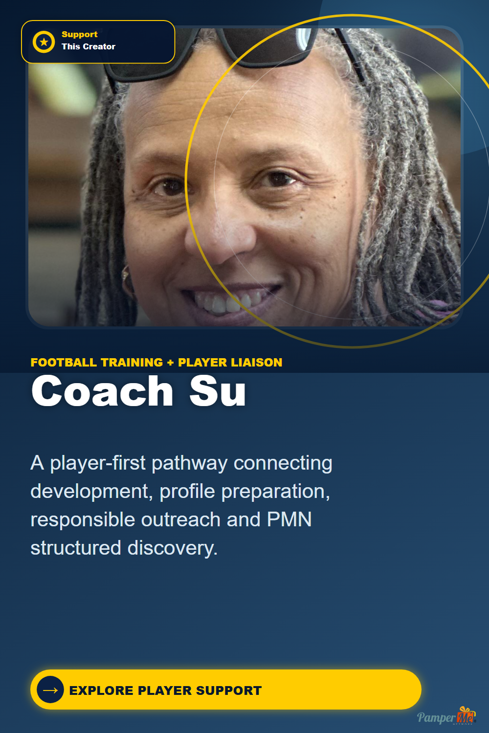 Pinterest design for Riverside Worldwide — Player Transition Support