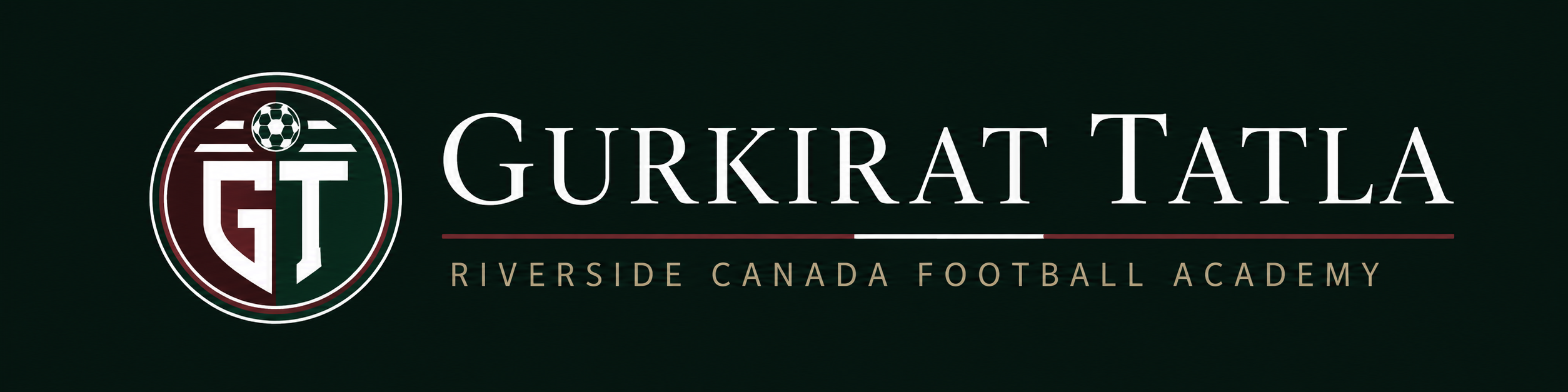 Gurkirat Tatla Riverside Canada Football Academy logo