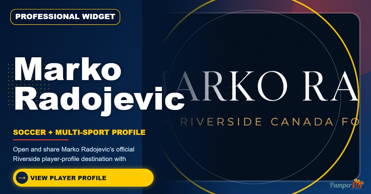 Marko Radojevic Riverside Canada Football Academy logo