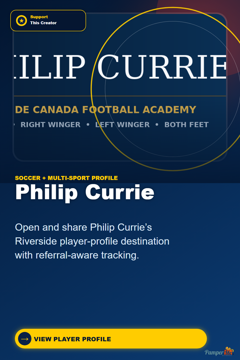 Pinterest design for Philip Currie — Player Brand