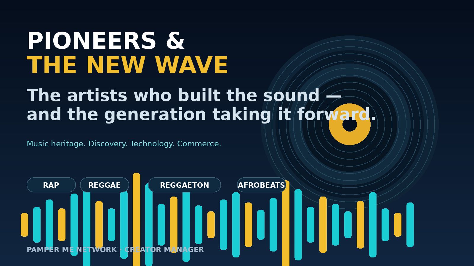 Pioneers of Music — artists, producers and innovators who built the sound