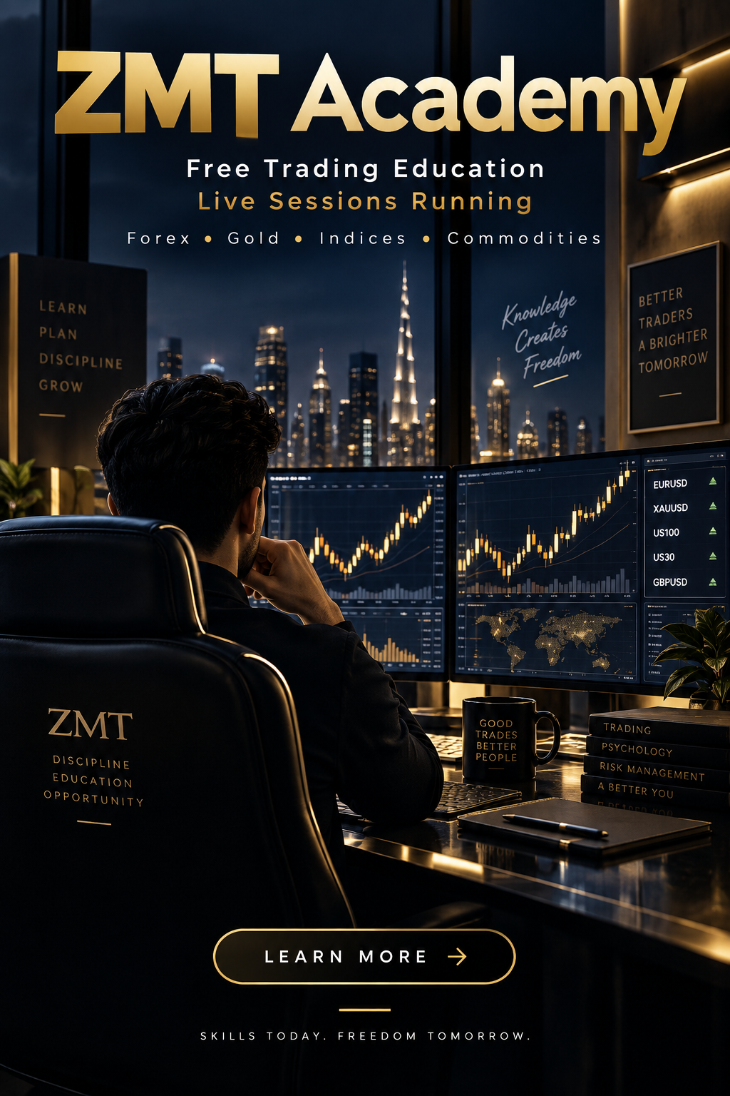 ZMT Academy live trading education