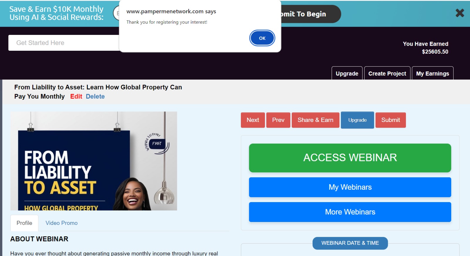 List Webinar In Marketplace