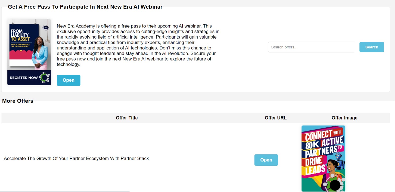 Convert Webinar To Offer