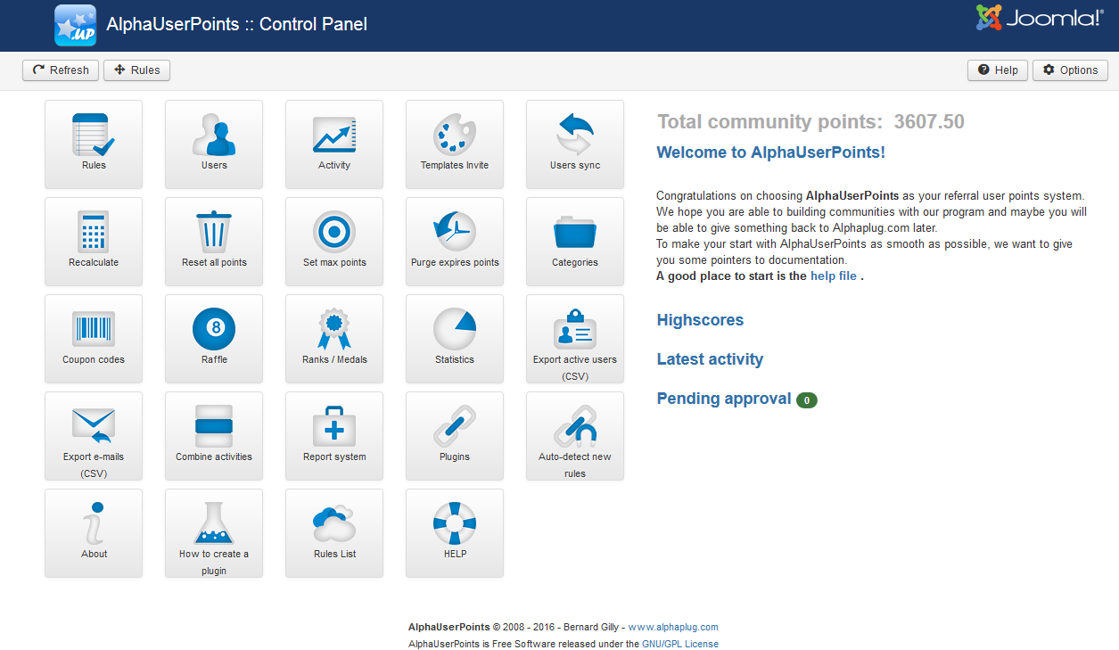 AUP Dashboard