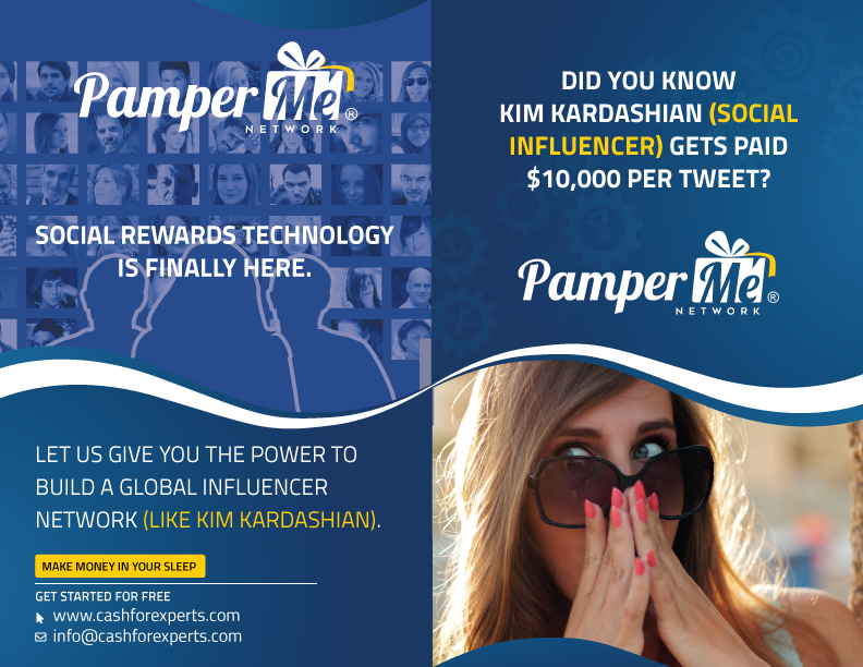 Influencer Brochure Front
