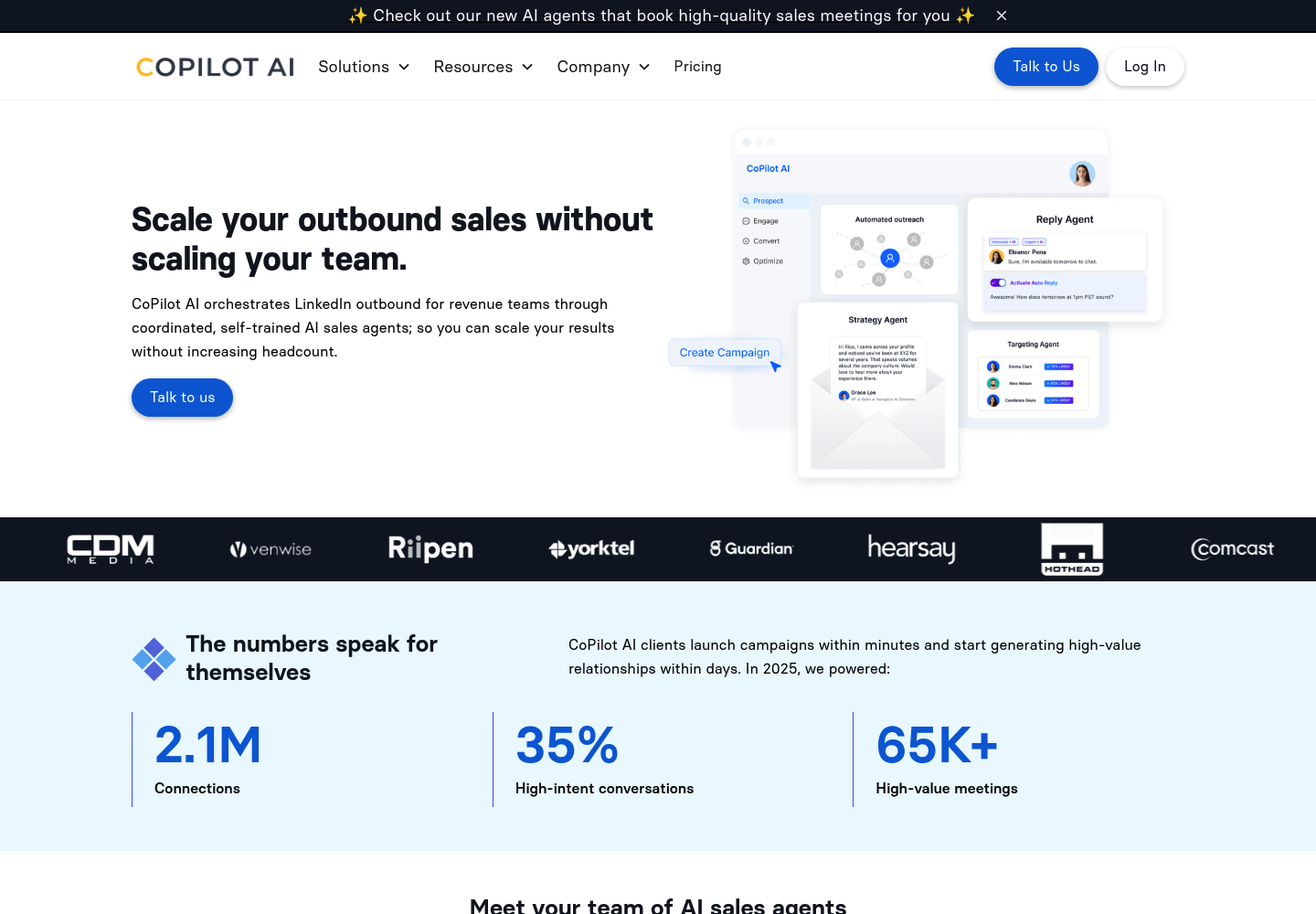 Copilot AI website screenshot