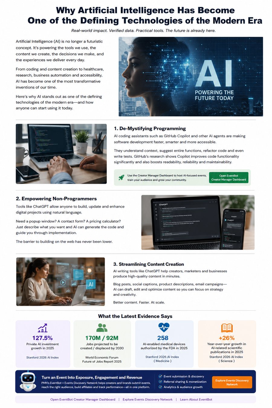 Pinterest-style visual summary of the article and 2026 AI evidence