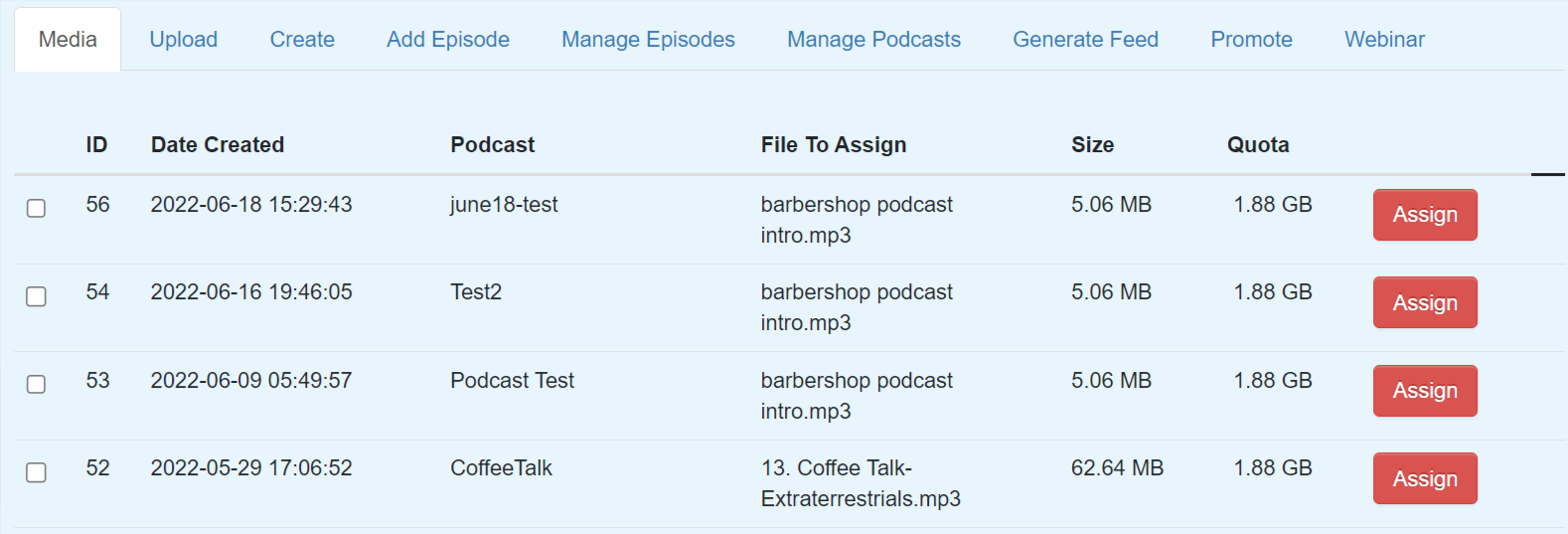 podcast hosting