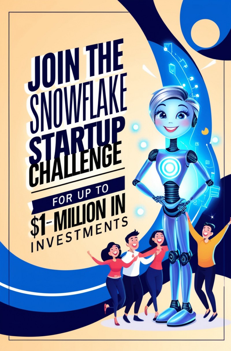 Fuel AI Innovation And Win Global Exposure: Join The Snowflake Startup Challenge For Up To $1 Million In Investments