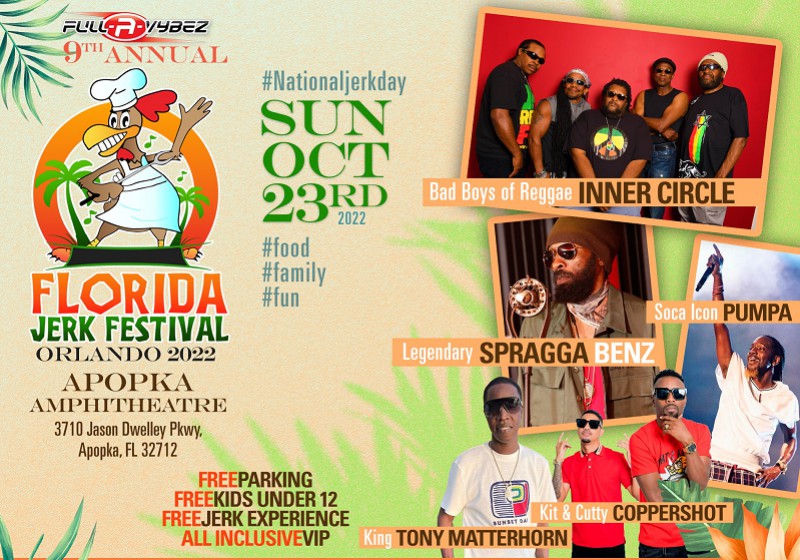 Orlando Celebrates The 9Th Annual Florida Jerk Festival At The Apopka Amphitheater, Sun, Oct 23, 2022 @floridajerkfest @jssexchange