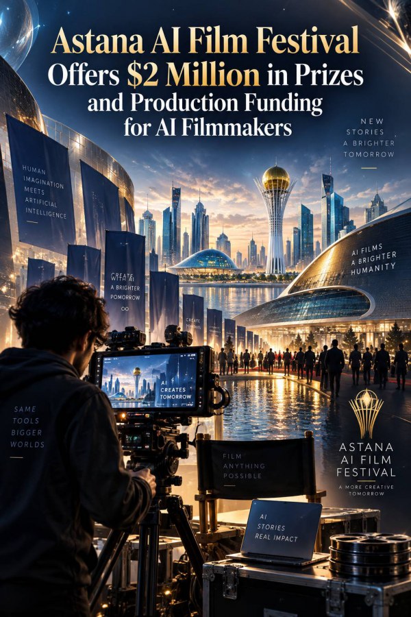 Astana AI Film Festival Offers $2 Million in Prizes and Production Funding for AI Filmmakers