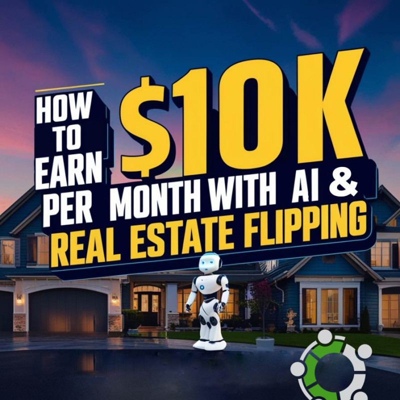 Real Estate Flipping With AI: Achieve $10K Monthly Income Effortlessly | Artificial Intelligence Tools