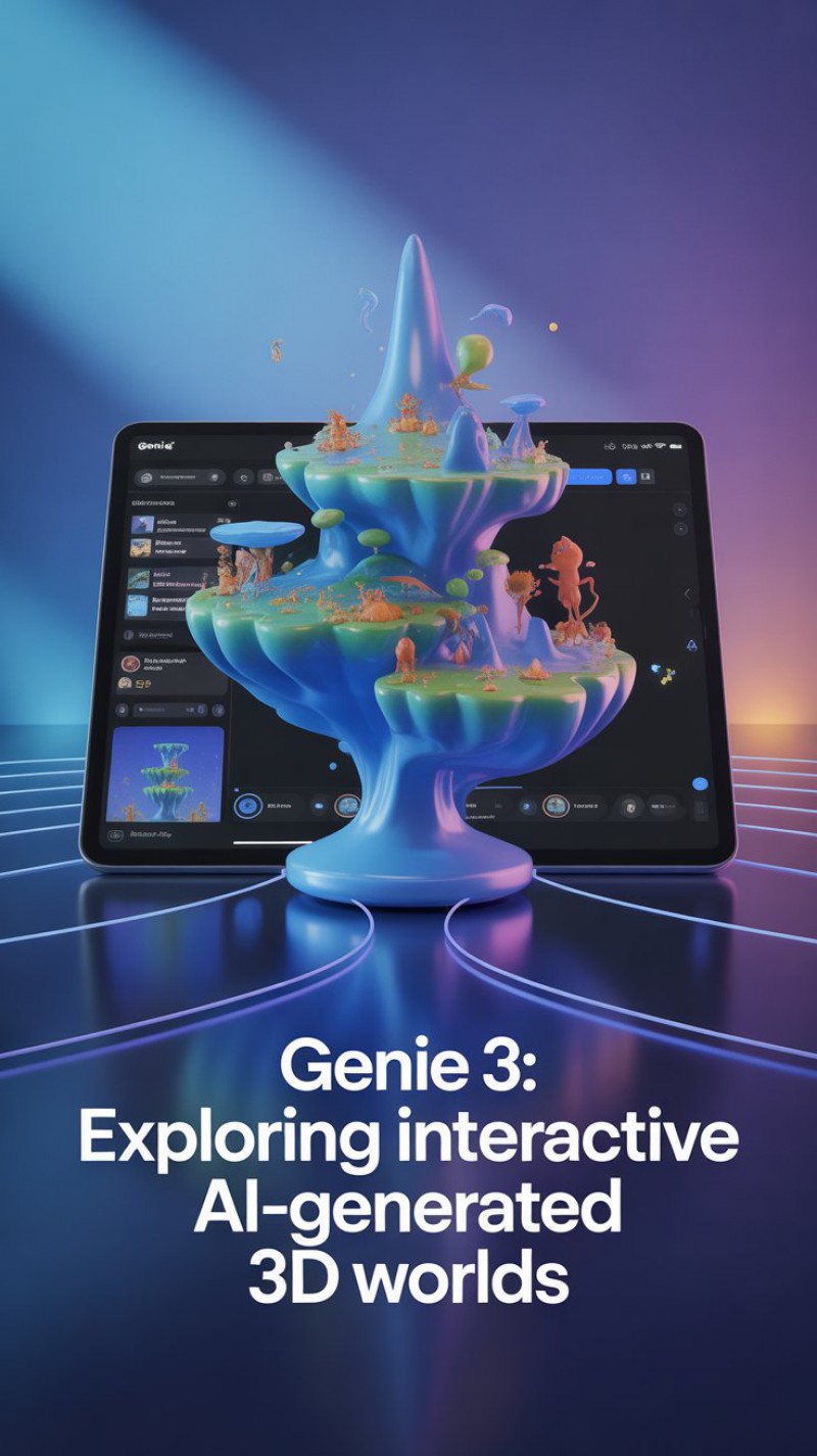Genie 3: Exploring Interactive AI Generated 3D Worlds