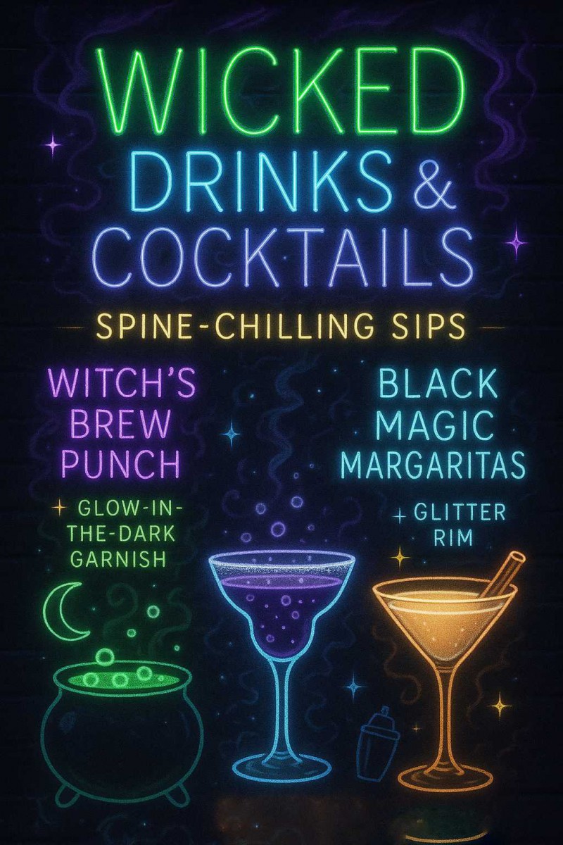 Wicked Drinks & Cocktails: How To Create A Magical Halloween Bar