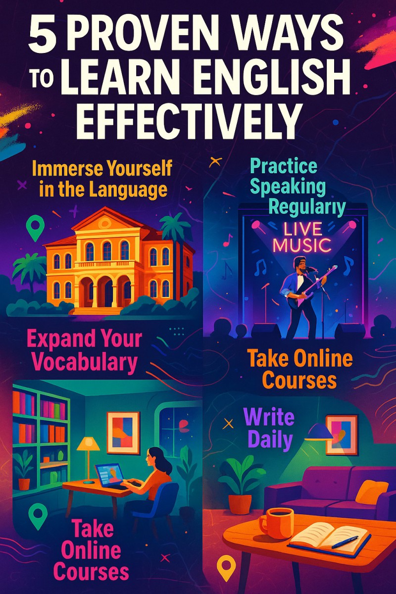 5 Proven Ways To Learn English Effectively