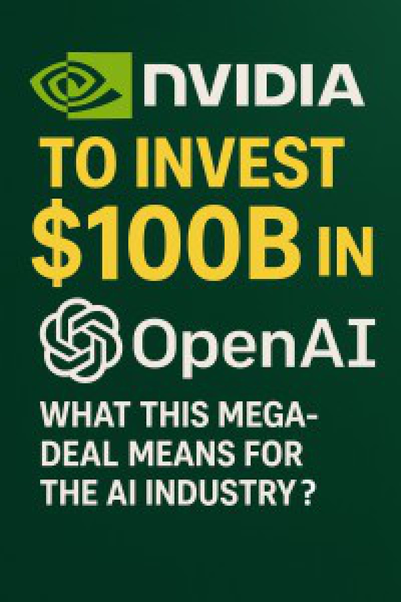 Nvidia To Invest $100B In Openai: What This Mega Deal Means For The AI Industry
