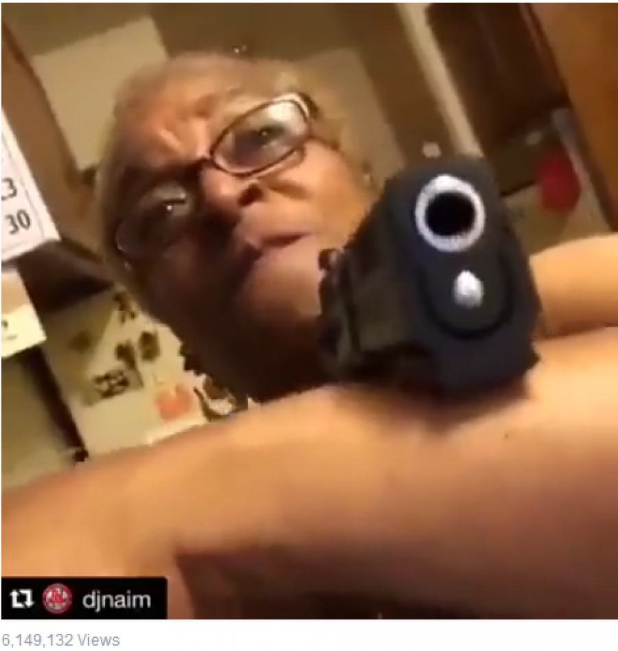 You Will Not Believe What This Grandmother Said ... ... Please Grandma Put The Gun Down