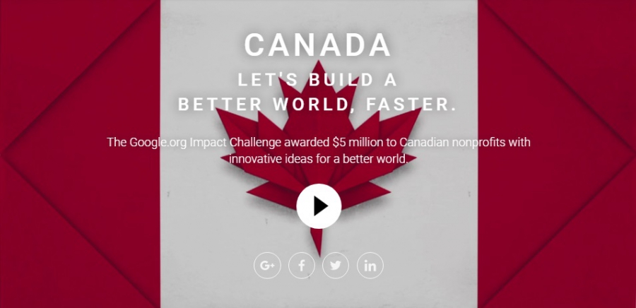 Google Impact Challenge Awards $5 Million To Canadian Nonprofits With Innovative Ideas For A Better World @matrixthinker #startup #business @googleorg #canada