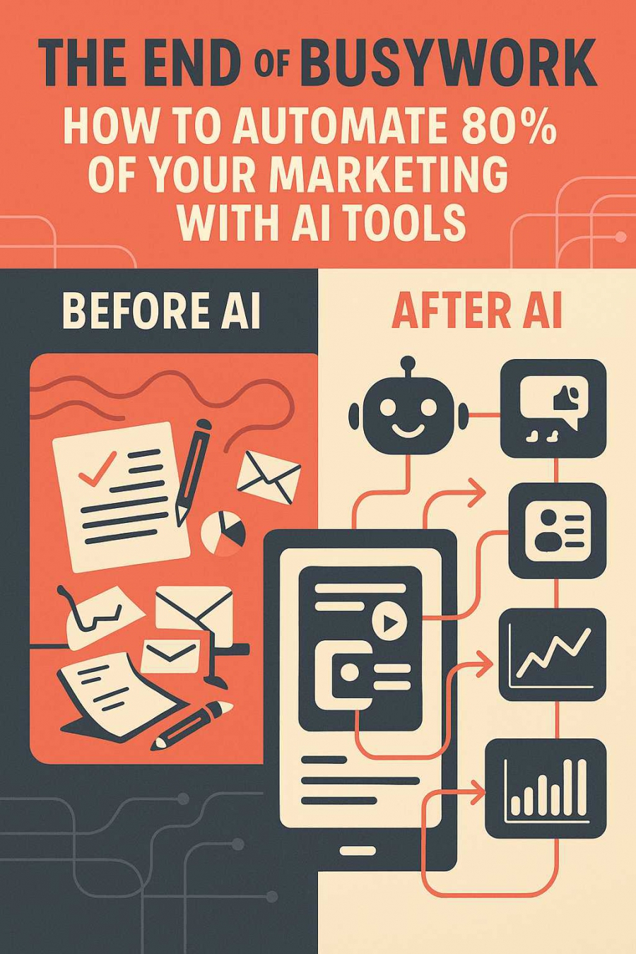 The End Of Busy Work — How To Automate 80% Of Your Marketing With AI Tools