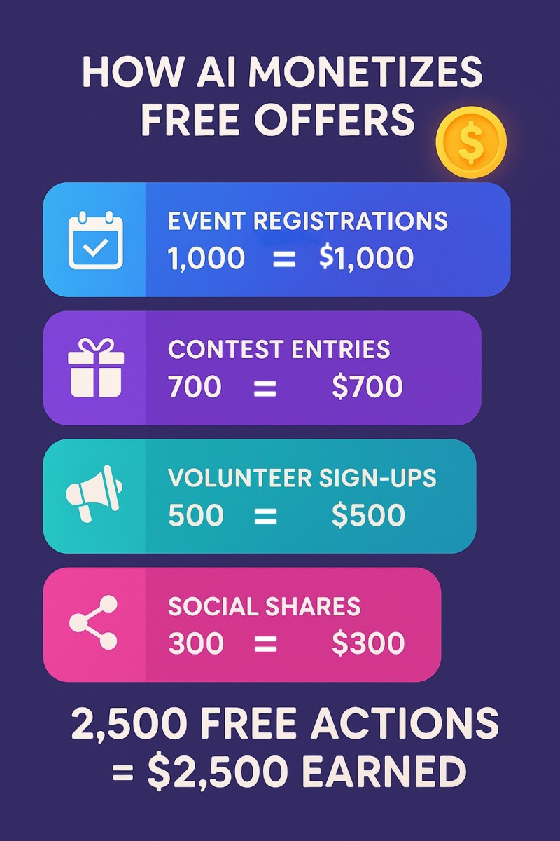 How Social Rewards + AI Technology Turn Free Actions Into Real Revenue And Donations