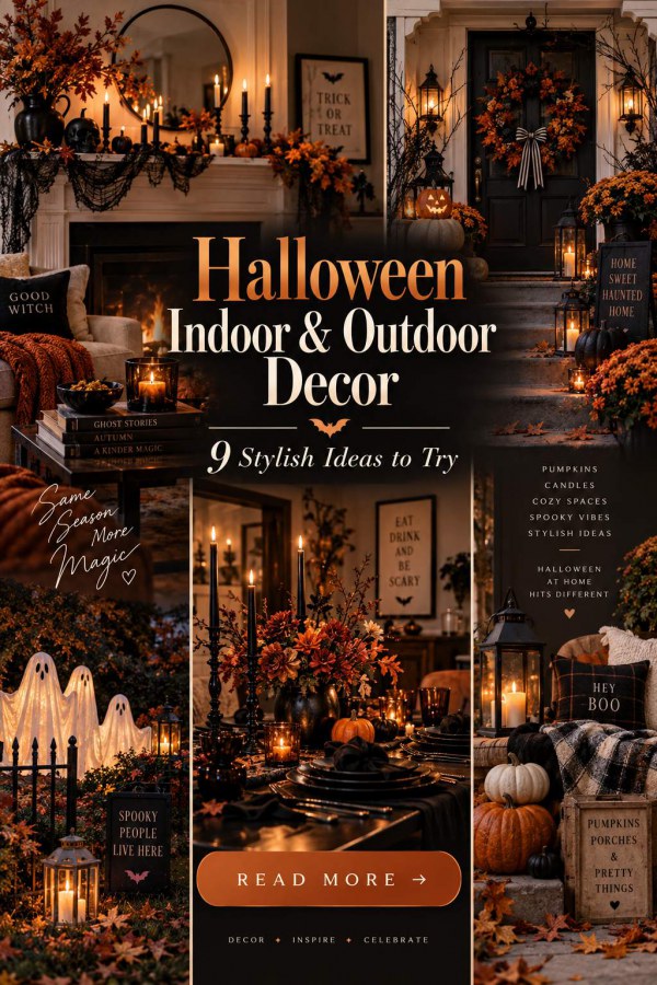Halloween Indoor and Outdoor Decor: 9 Stylish Ideas to Try