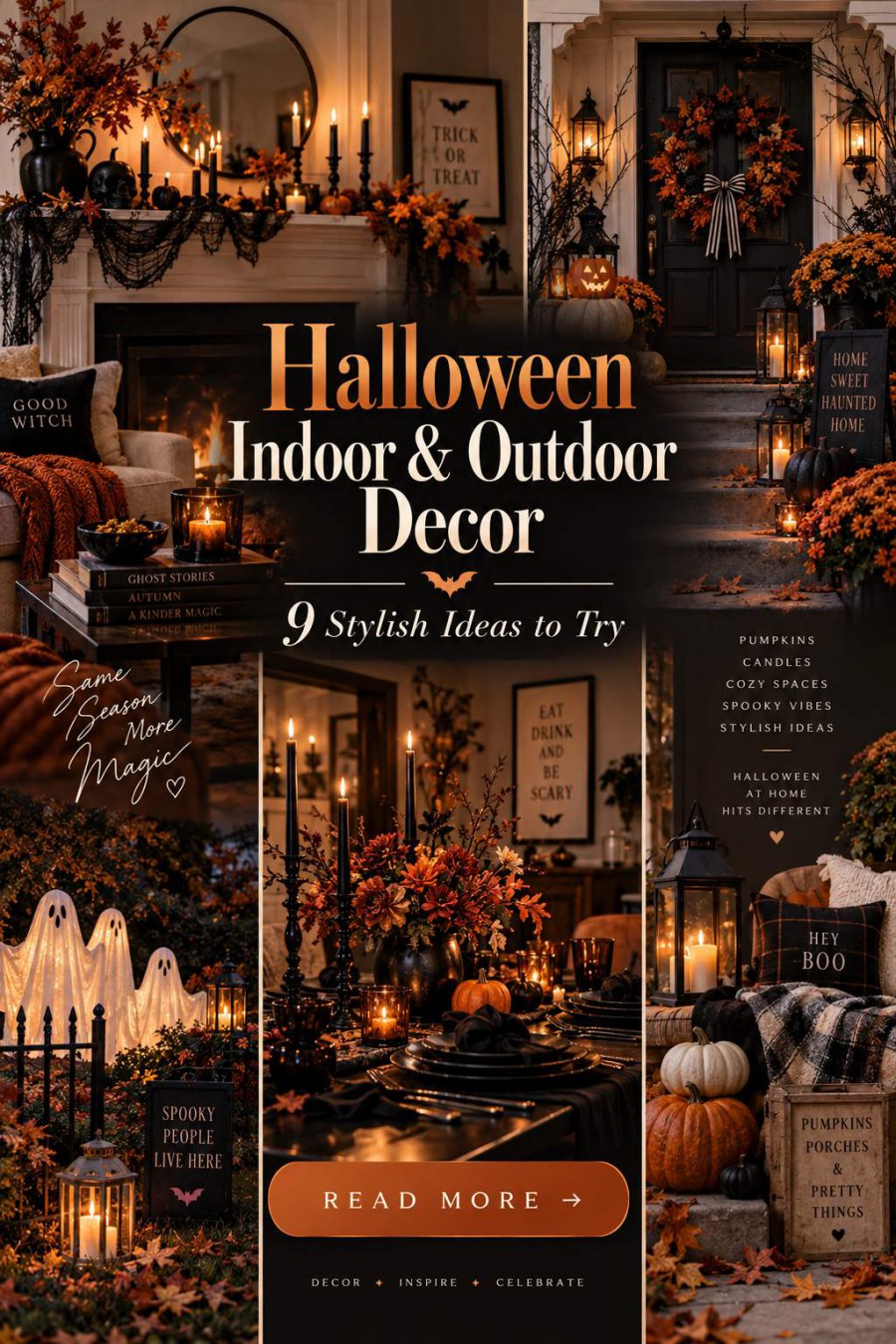 Halloween Indoor and Outdoor Decor: 9 Stylish Ideas to Try