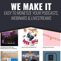We Make It Easy To Monetize Your Podcasts, Webinars and Livestreams With Social Rewards Technology