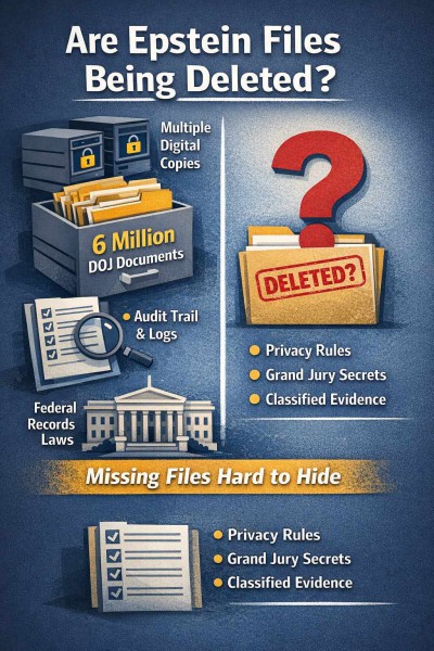 Are Epstein Documents Being Deleted &mdash; Or Just Withheld? How the DOJ Handles 6 Million Records