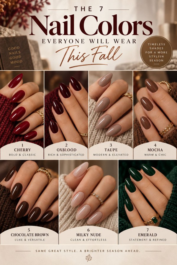 The 7 Nail Colors Everyone Will Wear This Fall