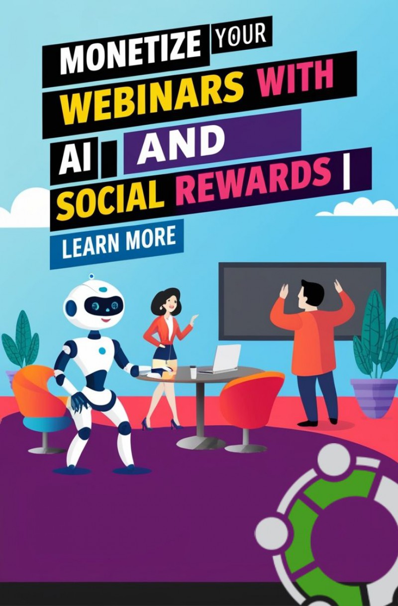 Monetize Your Webinars With Artificial Intelligence (AI) And Social Rewards