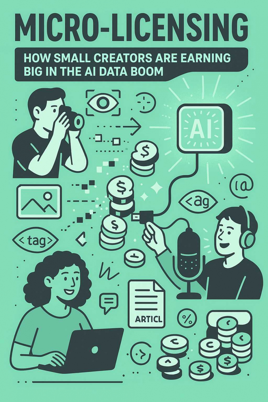 Micro Licensing — How Small Creators Are Earning Big In The AI Data Boom
