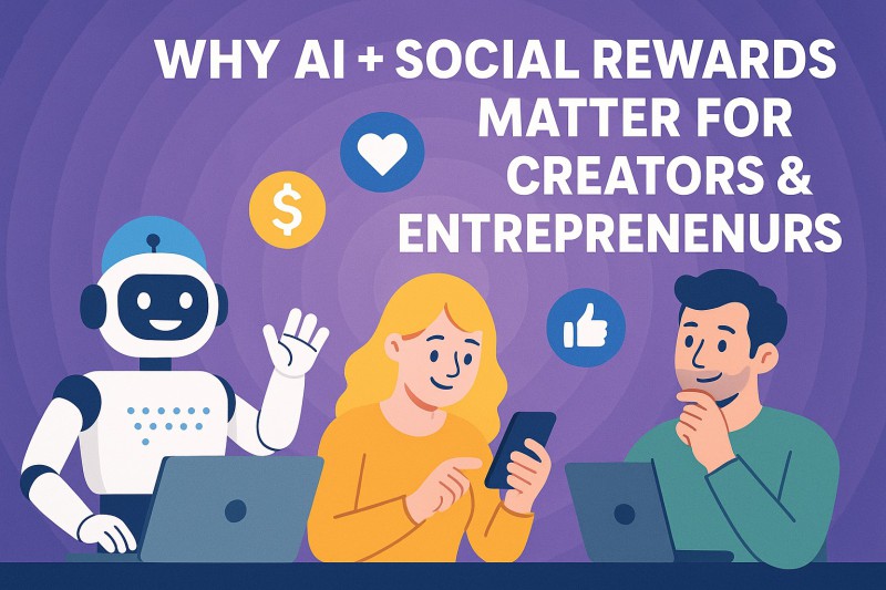 Why AI + Social Rewards Matter For Creators & Entrepreneurs?