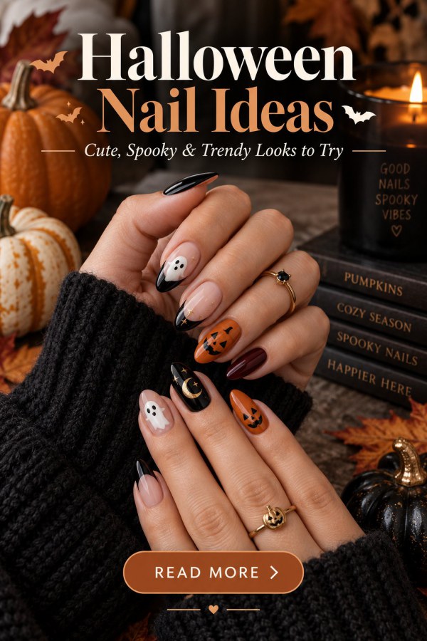 Halloween Nail Ideas: 5 Cute, Spooky & Trendy Looks to Try