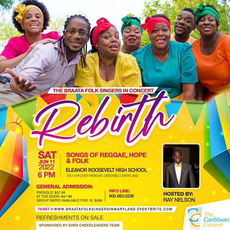 Braata Folk Singers In Concert Present Rebirth: Songs Of Reggae, Hope And Folk!