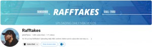 Introducing @Rafftakes Youtube Channel: Your Ultimate Source for @Raptors and NBA Basketball Content