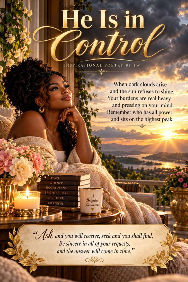 He Is in Control - Poems For Women By JW
